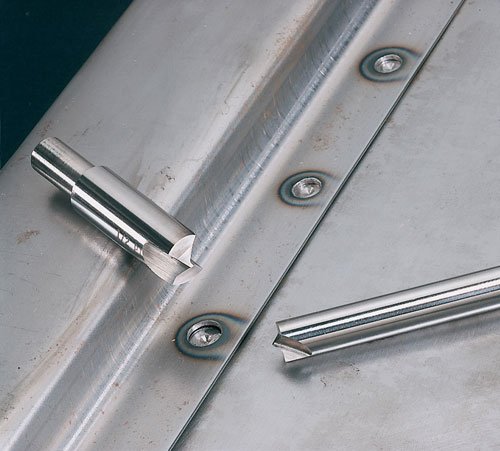 Eastwood 3/8 in. & 1/2 in. Spotweld Drill Professional Grade Cutter Finish Spotweld Drill Bit Tool Cutter Drills-Out Spot Welds Machined from M2 Steel