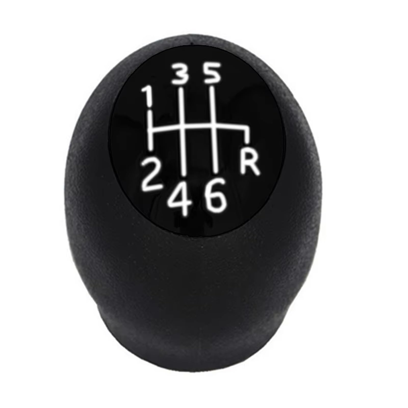 Axexnejv Black White Knob Shift Gear Lever Knob For Megane 2 Ii Mk2 2002-2009 Gearbox Gaiter Stick Cover 6 Speed Gear Shift Knob Boot Lever Gear Shifter Knob Handle(Black White Knob)