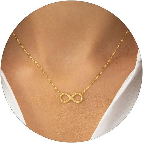 HANLI 14K Gold Plated Necklaces for Women - Dainty Butterfly, Star of David, Moon and Star, Sun, Lotus, Infinity, Hummingbird, Bee,Boots,Chill,Sunflower Pendant Designs - Elegant Jewelry for Women