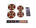 Decals Stickers DIY Kids Play Kitchen 4 Burners Dials and Oven Panel Toy Stove Pretend Glossy Full Color