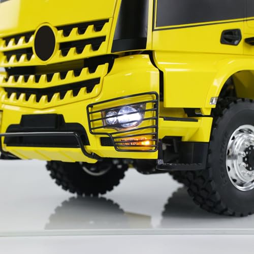 wheelfun LESU 1/14 Hydraulic RC Dump Truck Metal Roll On/Off Tipper Waste Bin Car RTR 2-Speed Transmission Light Sound System Hobby Grade Model for Adult - Image 5