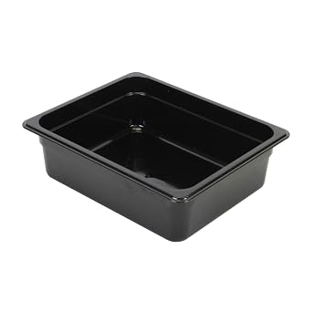 Thunder Group PLPA8124BK Food Pan 1/2 Size 4" Deep