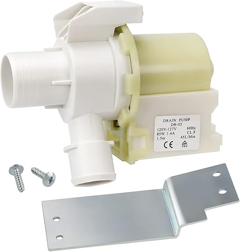 Bomba de drenaje para lavadora WH23X10030 WH23X10013 de Techecook - Compatible con lavadora Hotpoint GE WH23X10013 WH23X0081 WH23X0091 WH23X0092
