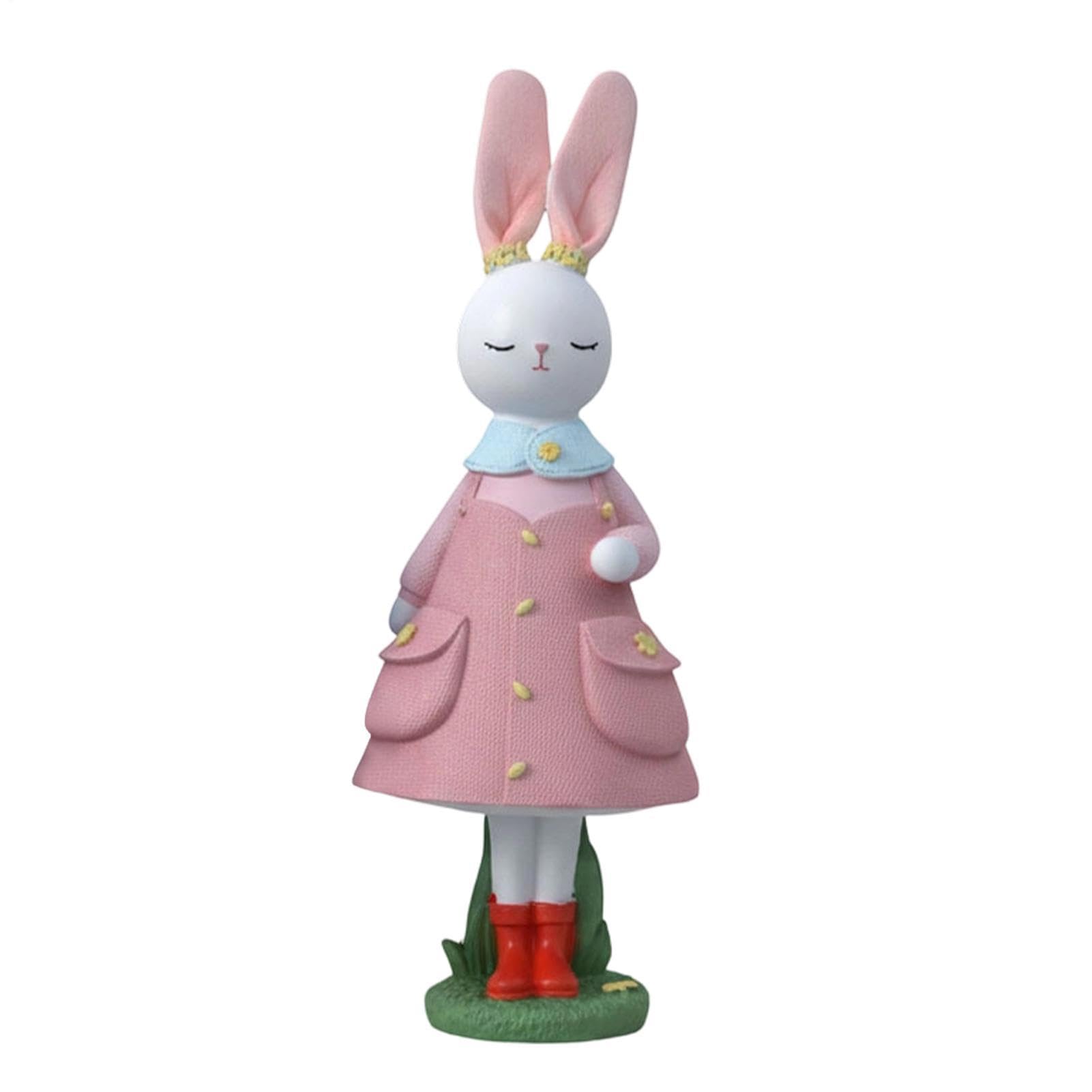 Ornements décoratifs animaux maison statuette lapin chambre cuisine