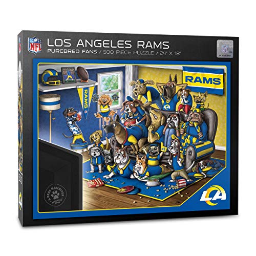 Image of YouTheFan NFL Purebred Fans 500pc Puzzle - A Real Nailbiter