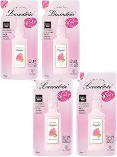 【期間限定品】ランドリン2025 サクラチェリーブロッサム ランドリン桜 柔軟材 詰め替え 480ml×4袋