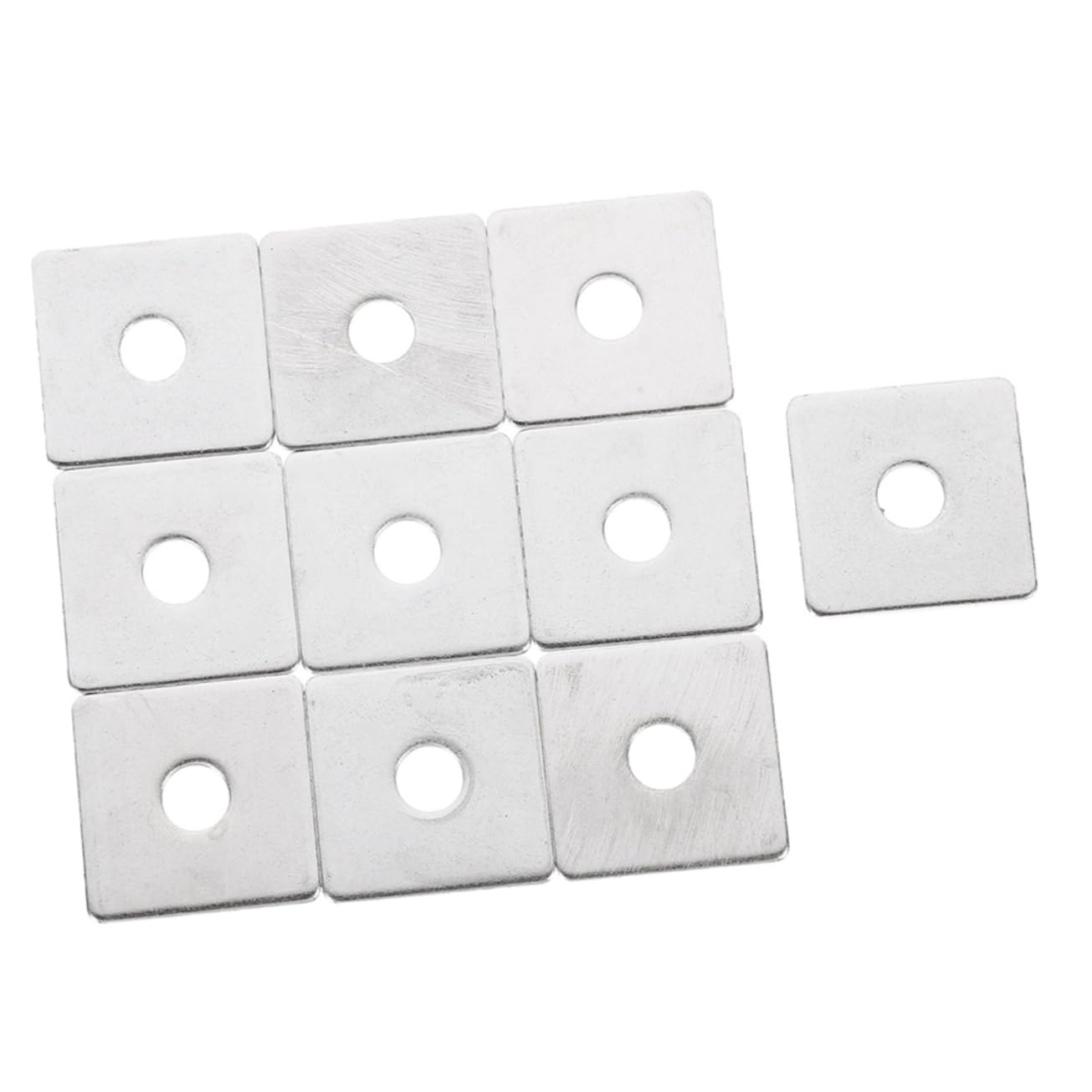 Alipis 30pcs Square Washers Plate Washers for Construction Framing and Industrial Applications Excellent Load Carrying Capability
