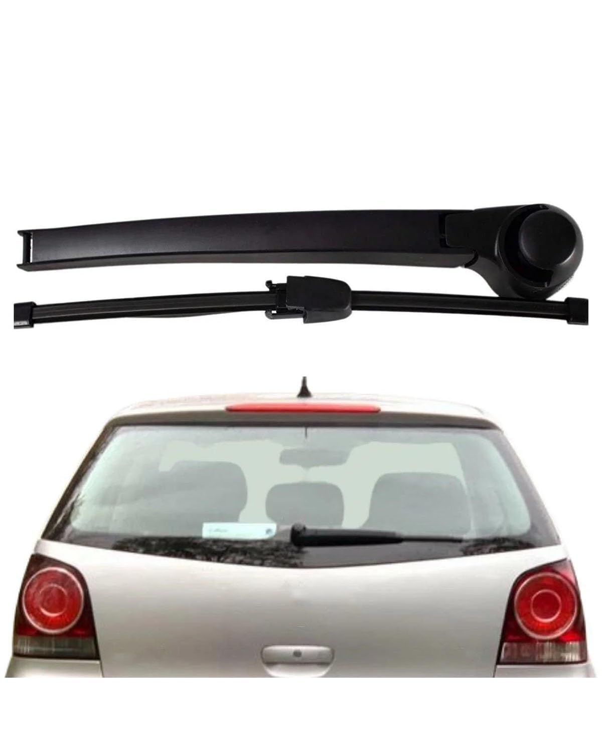 Bras et balai essuie-glace arrière pour VW Polo 2005-2009 1.4 1.9 TDi
