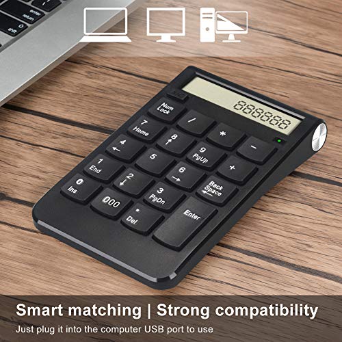 Dpofirs Tastierino numerico wireless a 20 tasti