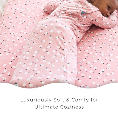 Image of Posh Peanut Baby Wearable Blanket - Newborn Sleeveless Ruffled Sleep Bag - Viscose from Bamboo Infant Wear - .5 TOG