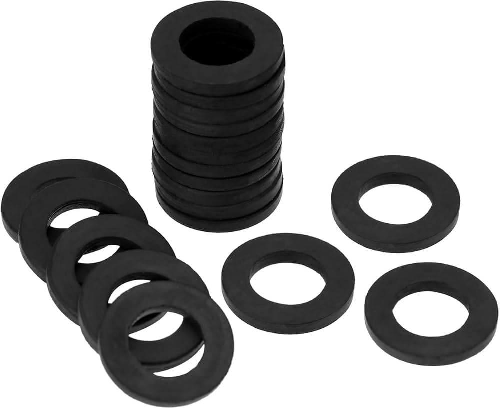 CPT Pipe Rubber Washer | 11mm ID, 18mm OD, 2mm Thickness | Durable Pipe Sealing Washer | Compatible with CPT Pipes | 10 pieces-image-19