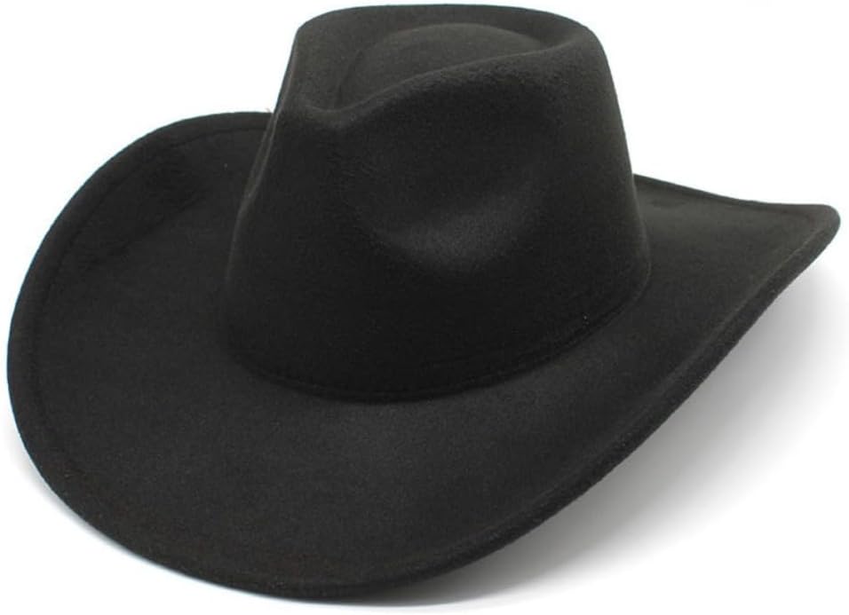 Classic Wide Brim Wool Fedora Hat, White