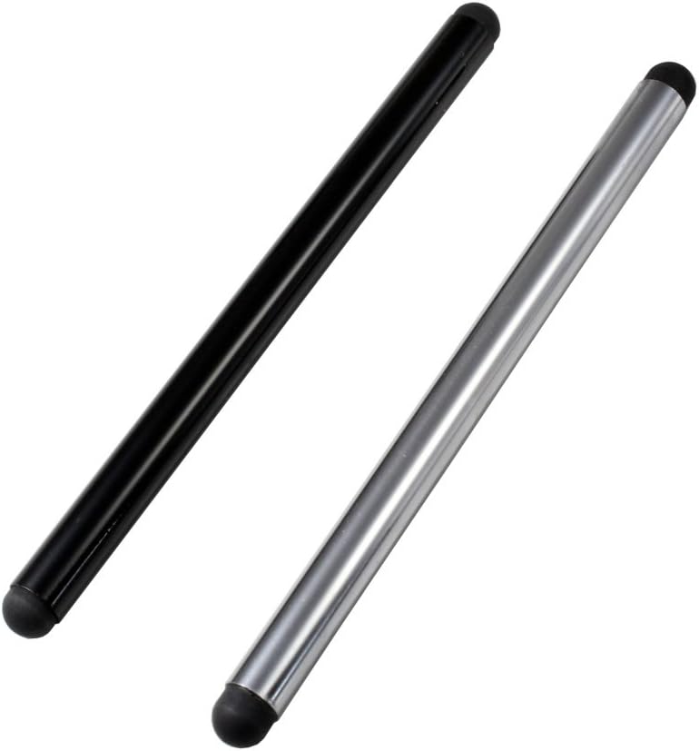 ML Stylus Pen for Doro 8040 (2 pieces pack, silver black),