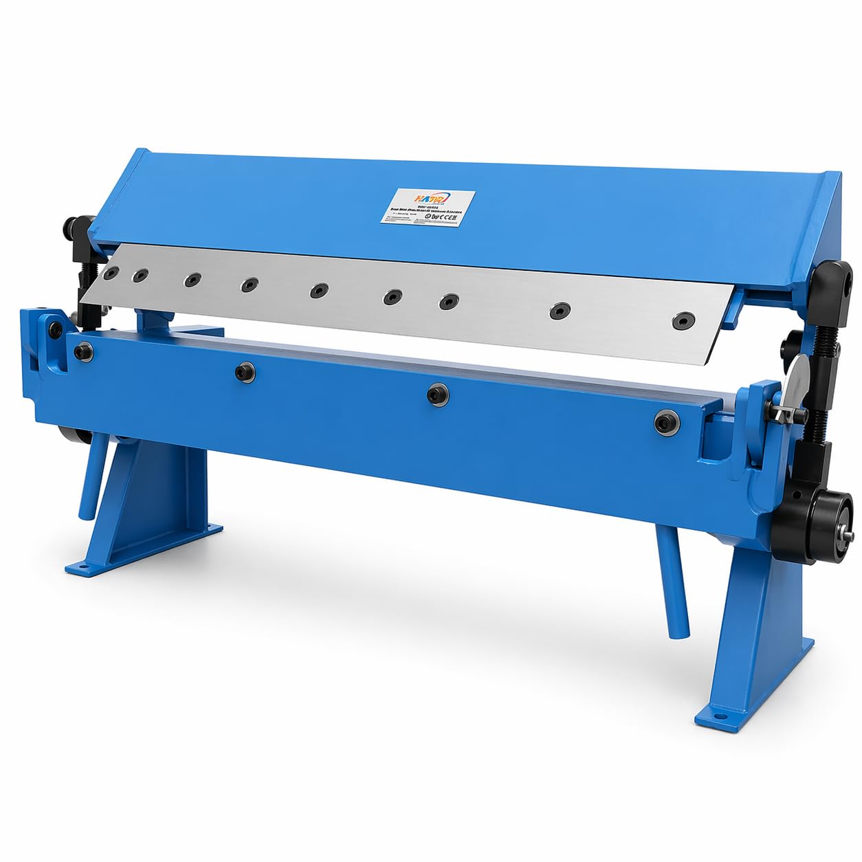 KATSU Tools Manual Sheet Metal Bending Folding Machine Bender 610mm for 1.0mm Thickness Sheet Metal, 165155