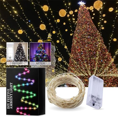 Luzes de corda de fadas para exteriores, Luzes de corda LED para exteriores,Luzes inteligentes inter