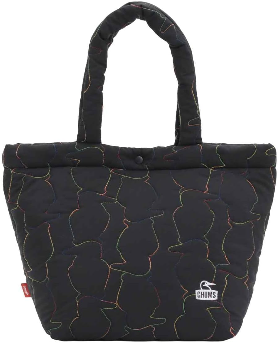 [チャムス] トートバッグ メンズ ブービーステッチトートバッグ CH60-4039-BLACK/RAINBOW BK/RAINBO