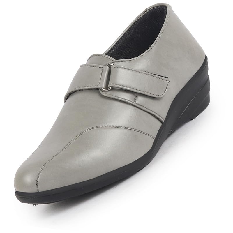 Image of FAUSTO Women's Outdoor Fashion Hook and Loop Platform Heel Wedges