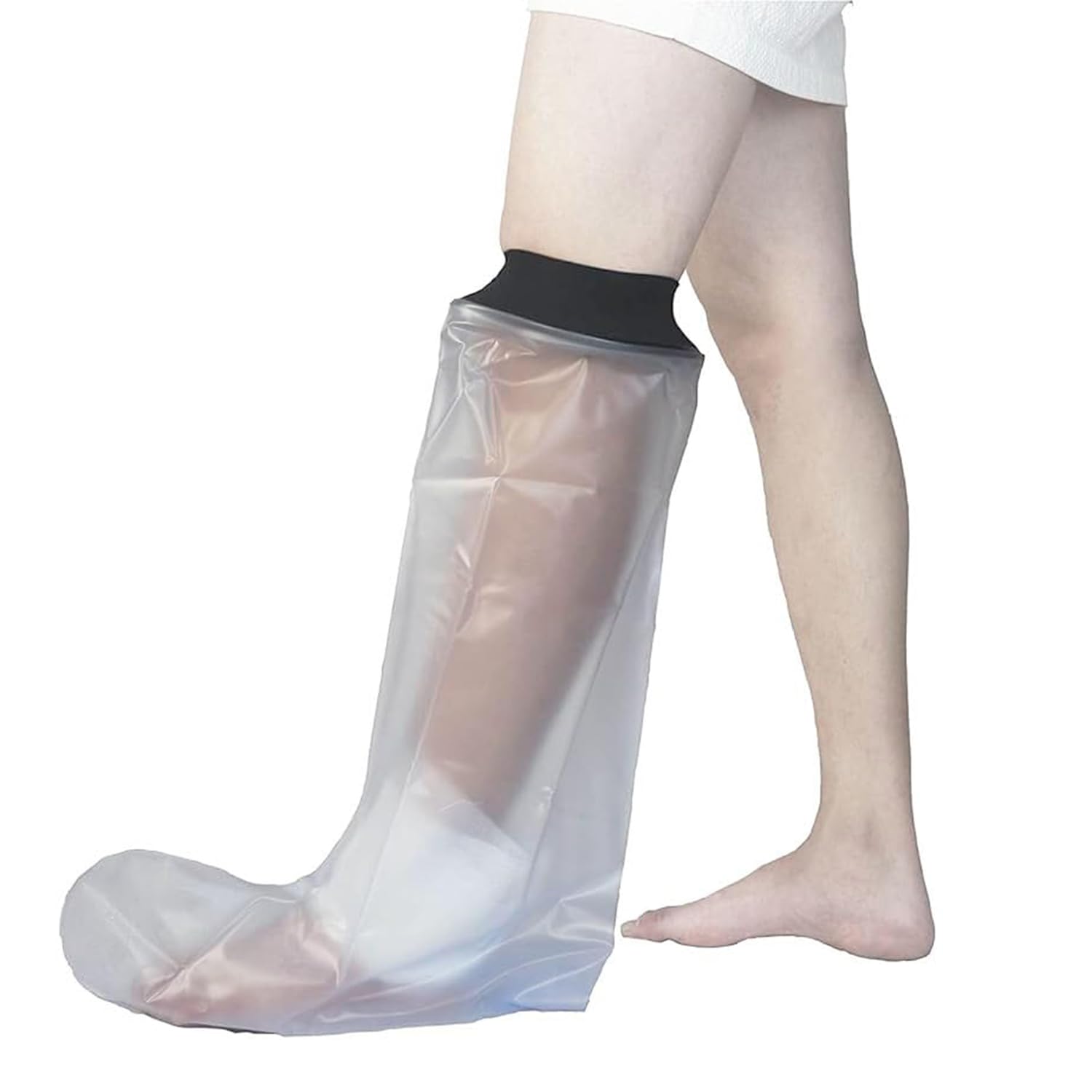 TWSOUL Adult Leg Waterproof Plaster Cast & Dressing Cover Protector Leg Sleeve For Bandages - View #3