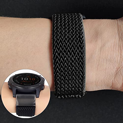 Bracelet montre Garmin EPIX 2 nylon extensible 22mm pour Forerunner 955 - 7
