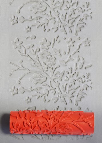 Xiem Rubber Art Roller, 2 in Dia X 7 in L, Crackle