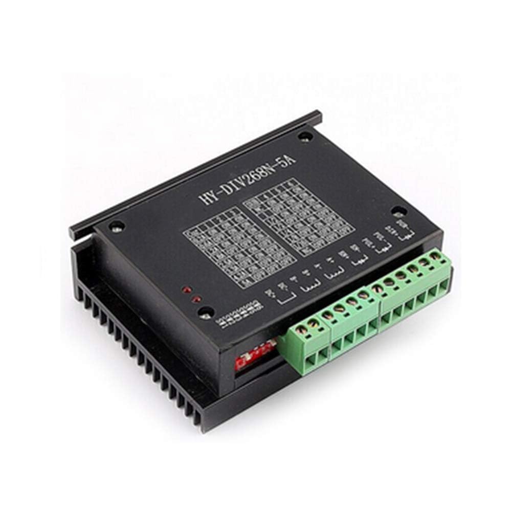 CNC Engraving Machine Module,HY-DIV268N-5A CNC Single Axis TB6600 Drive Module CNC Micro Stepping Digital Motor Driver 0.2-5A Hybrid Biphase Stepper Motor Driver