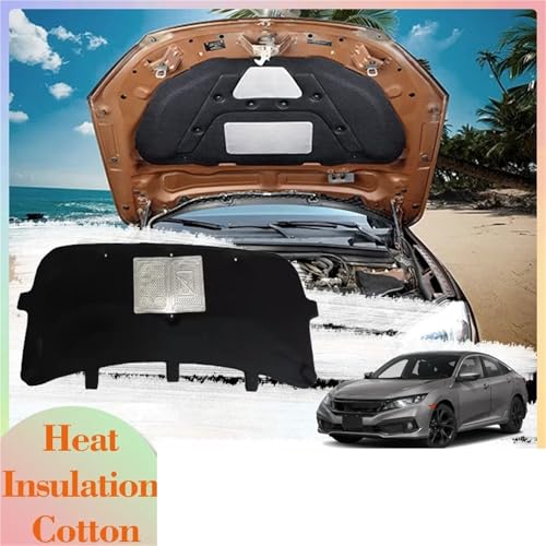 Coussin d'isolation moteur Civic 10 capot voiture insonorisé 2017