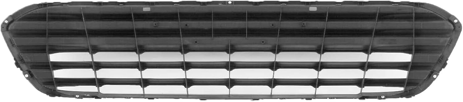 Front Bumper Upper+Lower Grille for 2013 2014 2015 Toyota Avalon,ABS Black with Chrome Trim Upper+Lower Grill Replacement Parts(2PCS)