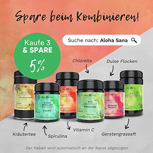 Basentee Aloha Sana, Bio Kräutertee aus 49 Kräutern, 100g lose