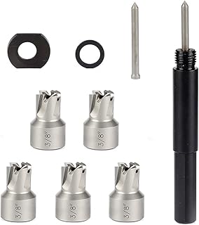 Spot Weld Cutter Set JESTUOUS 5-Pack 3/8 Inch HSS Remover Welding Metal Sheet Hole Drilling Bits for Power Hand Drill Tool