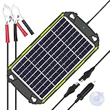 Sun Energise Waterproof 12V 10W Solar Battery Charger Pro - Built-in MPPT Charge Controller +...