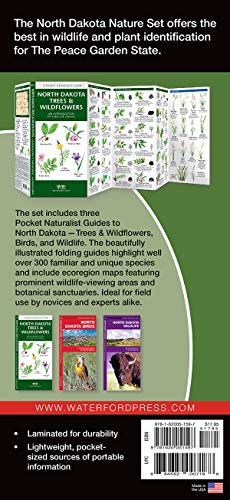 North Dakota Nature Set: Field Guides To Wildlife, Birds, Trees & Wildflowers Of North Dakota #TOP1