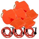 Fox 40 Classic CMG w/Breakaway Lanyard 3 Pack (Orange)