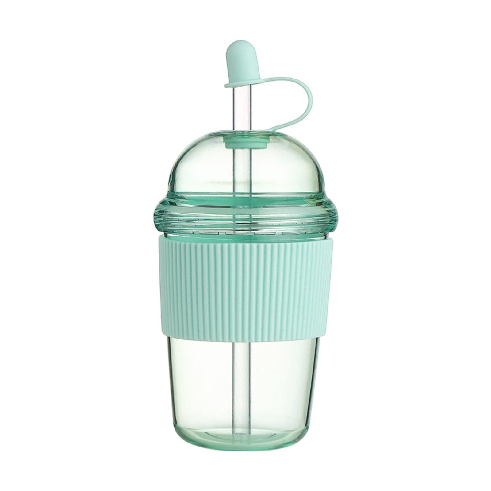 Vasos con pajitas y tapa de silicona de 520 ml para cafe y bebidas