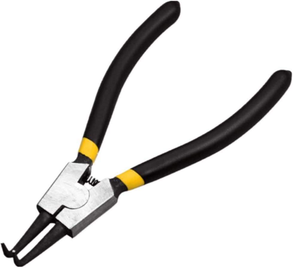 Circlip Plier Outer Bend Tip Snap Pliers External Curved Retaining Clips for Repair Bike Car Hand Tools