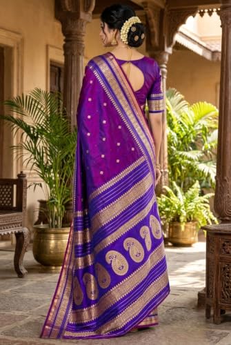 OWLSKY, SASSY & STYLO pure silk saree in soft silk – image 2
