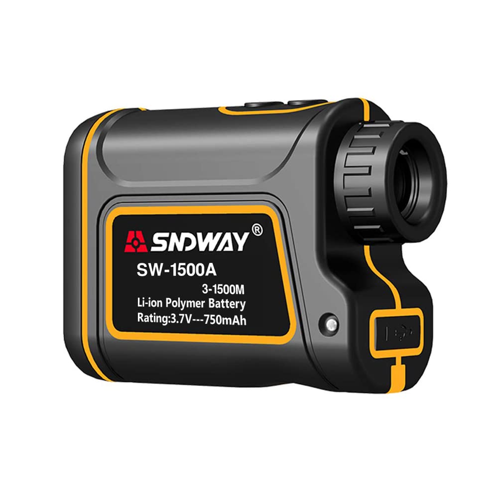 Amazon.co.jp: SNDWAYTOOLS SW1500A ゴルフ距離計 レーザー距離計 速度