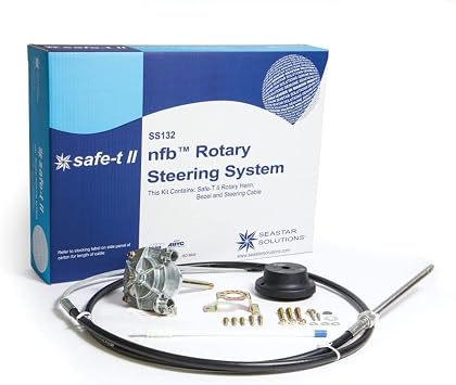 Dometic SeaStar NFB No Feedback Safe-T II Rotary Steering Kit, SS132XX