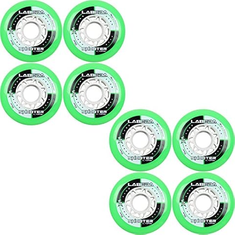 LABEDA WHEELS Inline Roller Hockey SHOOTER 8 Pack (80mm) Cover