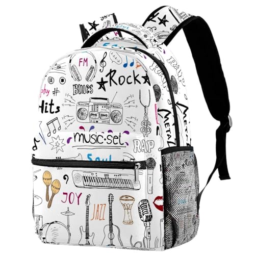 Grand sac à dos multicolore 40cm idéal pour les cours et les sorties des filles