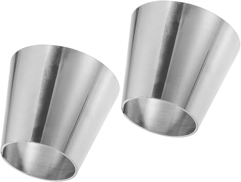 Car Mandrel Exhaust Bend Elbow Pipe 304 Stainless Steel Concentric Reducer 2" OD to 3" OD 2pcs Replacement