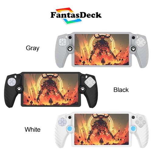 FantasDeck Cover Case for Playstation Portal Remote Player Accessories, Non-Slip Soft Silicone Prote