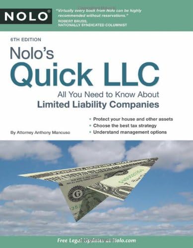 Nolo's Quick LLC: All You Need to Know About Limited Liability Companies