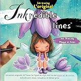 Inkredible Lines Ink Tracing Magie et Fées: La version originale: coloriage inversé, trace les lignes au stylo noir ou aux stylos gel de couleur | Fantasy et Féérie