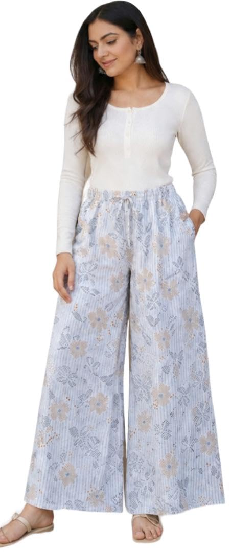 Rayon Printed Palazzo Pants with Side Pocket-picture-42