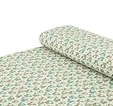 jersey stoff bunte elefanten HOHE QUALITÄT: Der Stoff ist hergestellt aus 95% Baumwolle, 5% Elasthan // Öko-Tex Zertifikat nach Standard 100// Pflege: Waschbar bei 30°C - Bügeln Stufe 1-2 // Eigenschaft: weich, blickdicht und elastisch // Hergestellt in Europa // Stoffart: Jersey //