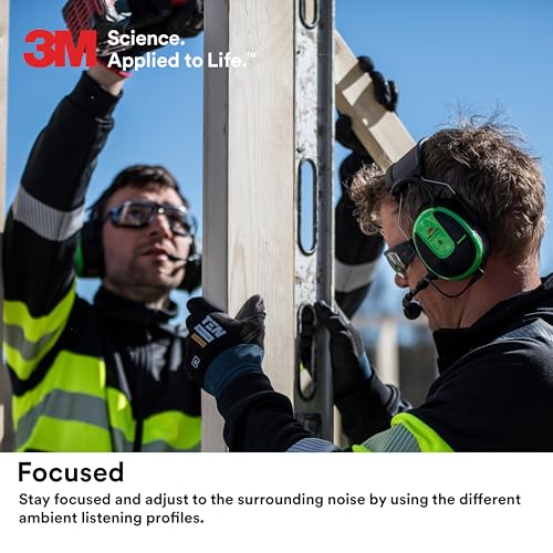 Image of 3M PELTOR WS ALERT XPV Headset, Solar Powered, MRX21A1WS7, Headband, Connected Equipment App, MultiPoint Bluetooth, Noise Cancelling Microphone, 22 dB, Green