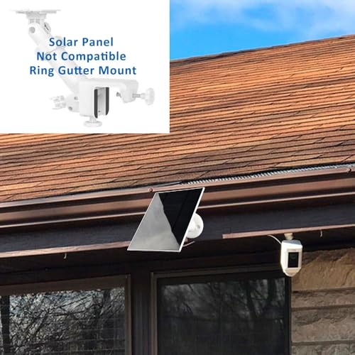 KAROTTO Solar Panel Charger Compatible with Ring Stick Up Cam Pro,Ring Spotlight Cam Plus/Pro,with USB-C Plug (2PACK)