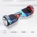 Monopatín Eléctrico Auto-Equilibrio Patinete 7 Pulgadas con Hoverkart Go-Kart con Pasamanos De...
