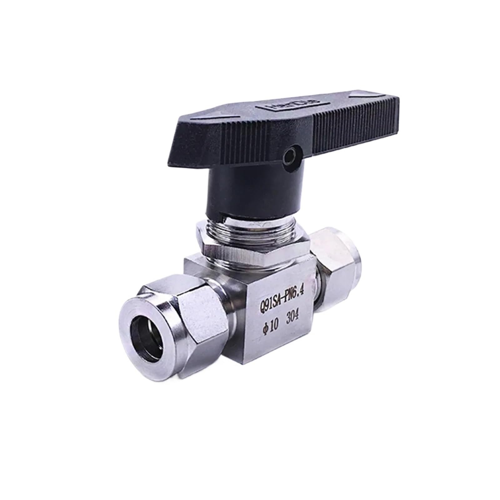 Vanne de coupure 304SS anti-fuite pour micro-pipeline et tube 3mm
