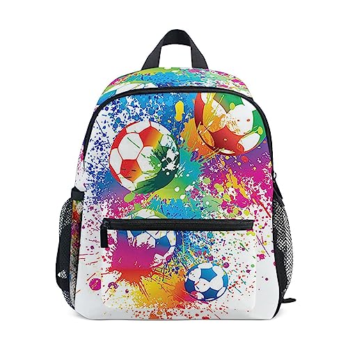 Sac à dos enfant avec ballon de football coloré Mnsruu pour école maternelle A906